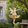 Resin Ballet Dancer Hanging Planter Elegant Vintage Fairy Flower Pot Creative Decorative Statue Flower Container