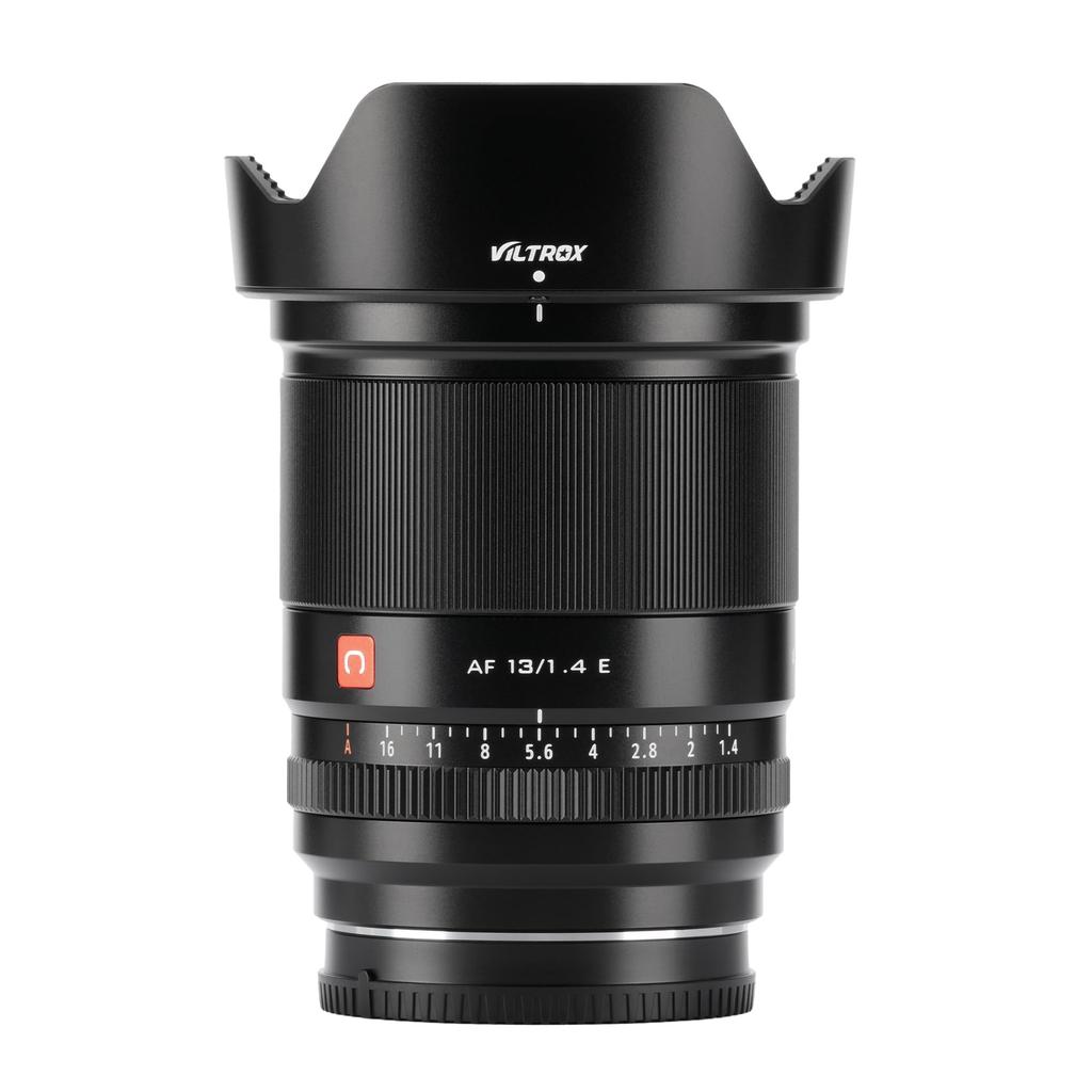 VILTROX AF 13mm Sony Ultra Prime Large Compatible with Sony and Other Mirrorless Cameras F1.4 E-Mount Lens, Wide-Angle Lens, APS-C Compatible, F1.4