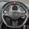 Для Mercedes Benz C63 SL65 SLK55 AMG R230 C219 W204 W212 2008-2015 Ручне шиття Замша Шкіра Автомобільна Накладка на Кермо