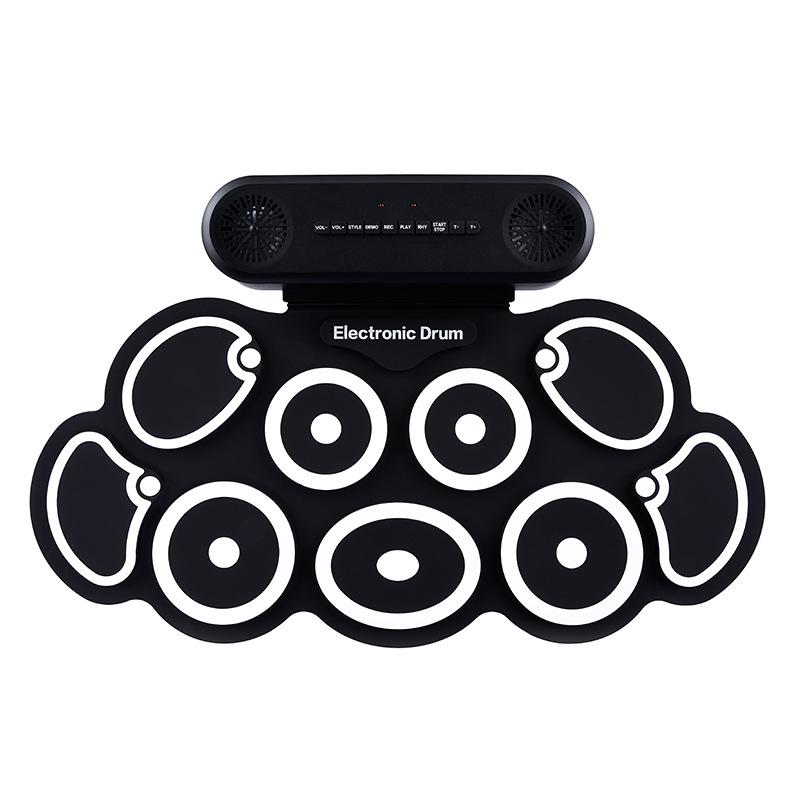Portable Foldable Electronic Drum Set for Kids and Beginners