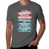 Im a lucky daughter I have a freaking awesome mom TShirt Work Wear Lightweight Tee