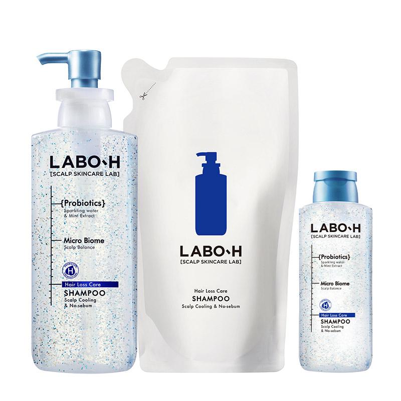 LABO-H Scalp Cooling Shampoo (3 options) – Scalp Refreshing Care with Menthol, Panthenol & Botanical Extracts for Oily Hair & Hair Loss, Korean