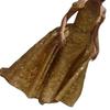 2025 Retro European & American Women's Elegant Hip-Wrapped Swing Dress