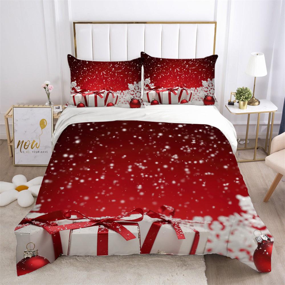 Duvet Cover Merry Christmas Home Bedspreads King Size Comforter Cover Lovely Bedding Suits Children Bedding Sets