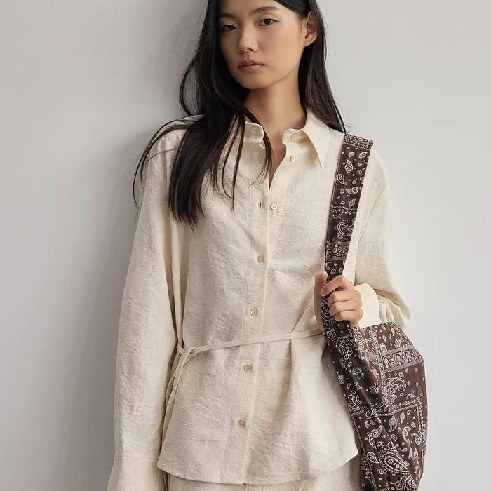 Check Paisley Big hobo Bag_3color