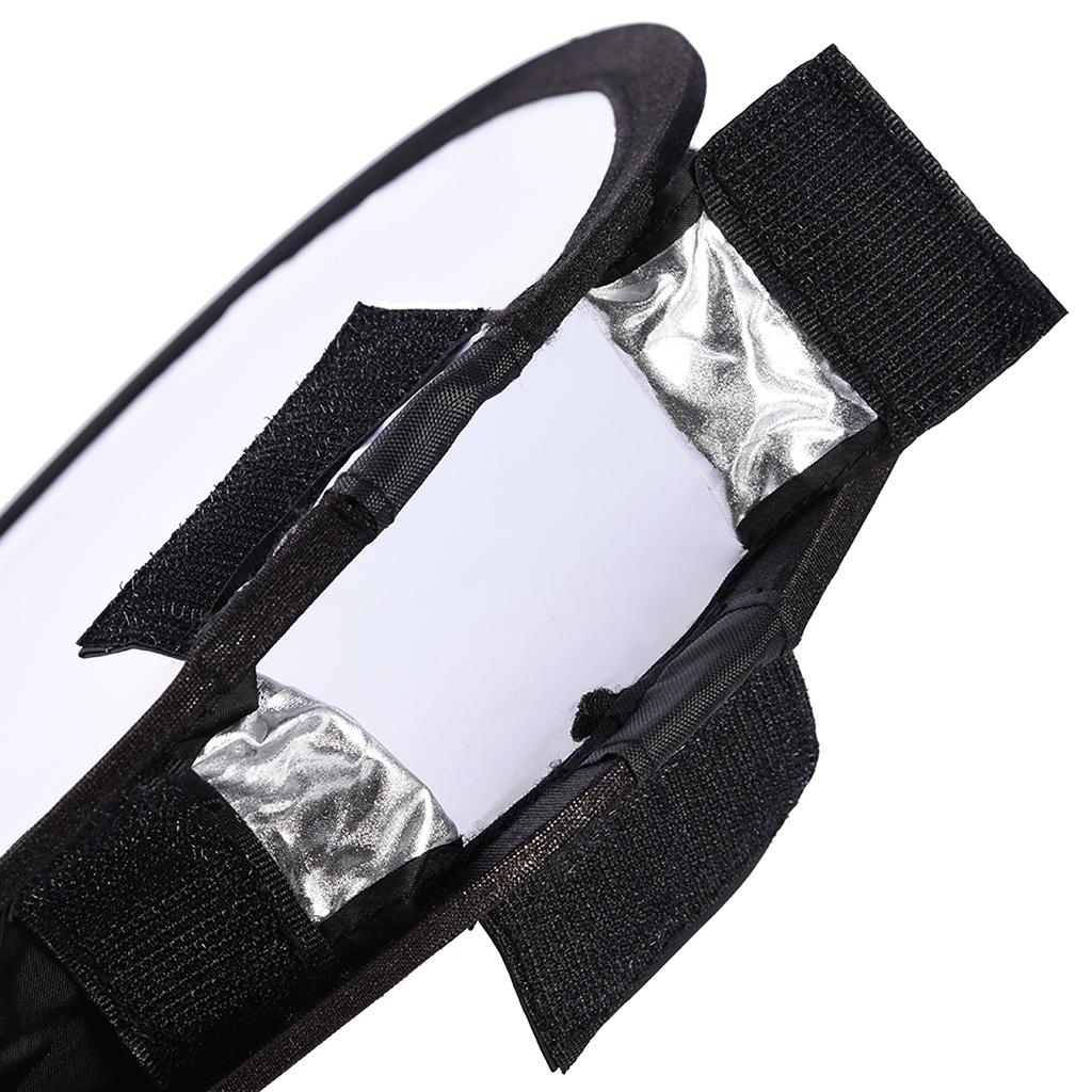 Mini Portable Round Beauty Dish Speedlite Flash Diffuser Softbox for Nikon Canon Sony