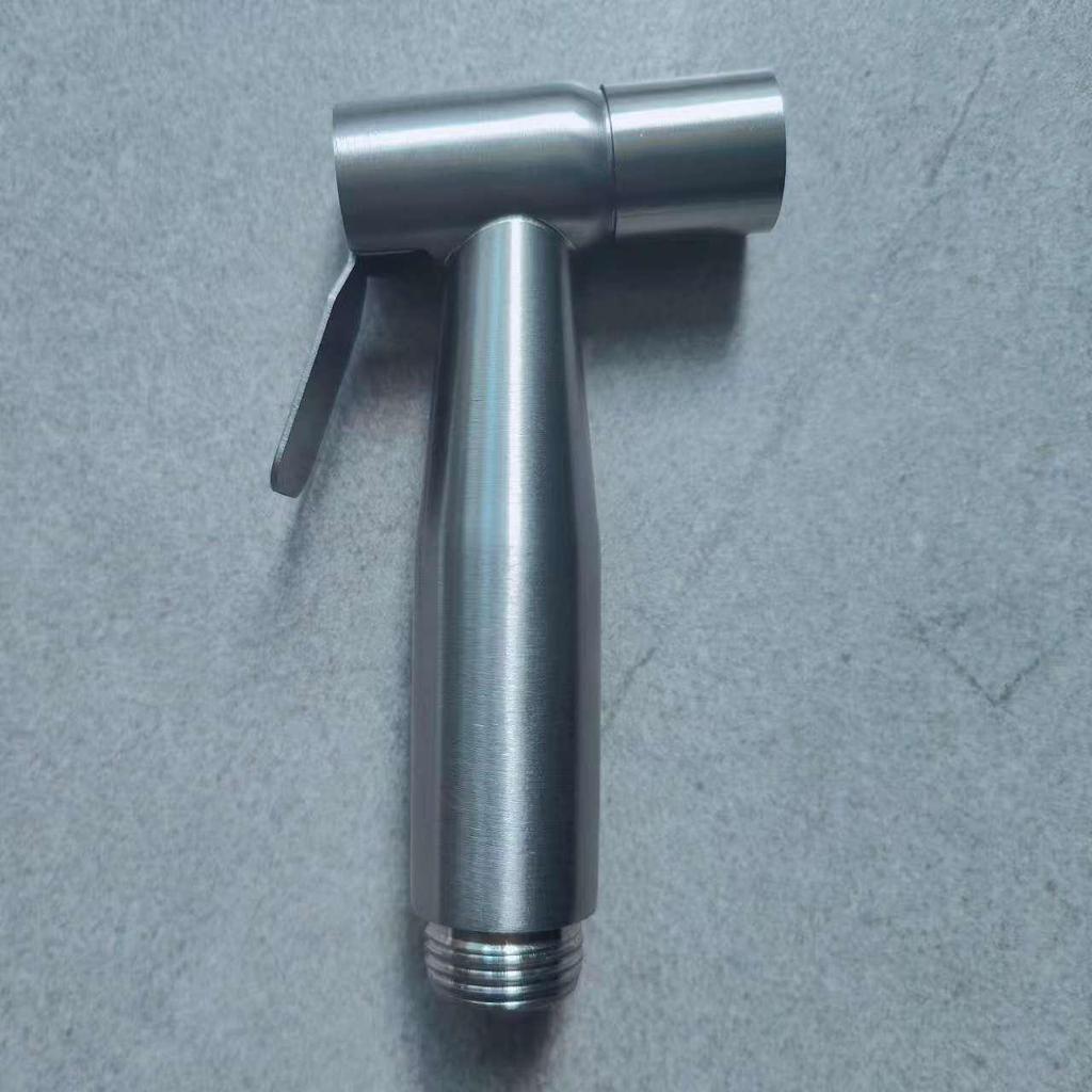 Set Spray Bidet WC a Doppia Uscita in Acciaio Inossidabile con Valvola Angolare