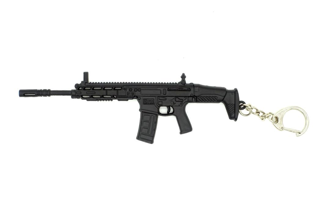 HOWA Type 20 Rifle Zinc 14cm Japan Force Model 5.56mm Keychain, Die-Cast, Long, 45g, Self-Defense