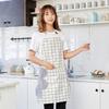 Striped Apron Sleeveless Waterproof Design Oxford Cloth Enthusiasts Cooking