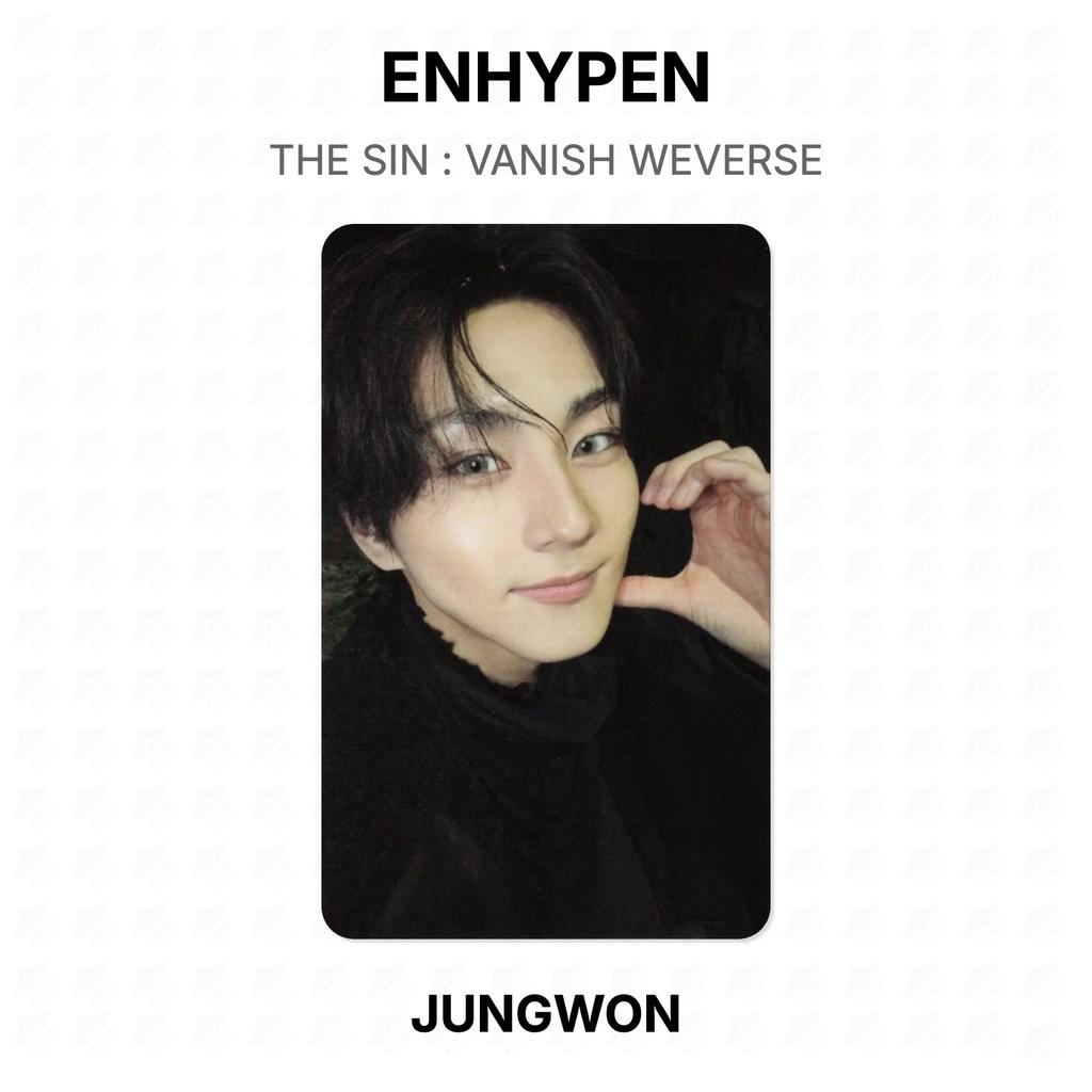 ENHYPEN IL PECCATO : VANISH WEVERSE Fotocarta Ufficiale