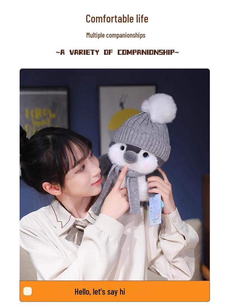 New Winter Penguin Plush Doll: Internet Sensation, Perfect Children's Birthday Gift