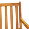 Garden Chairs 2 Pcs Natural Solid Acacia Wood