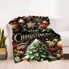 Christmas 350 Blanket Ultra-Soft Great for Bed Office Chair Seaside for All Occasions Digital Print Birthday Christmas Gift Blanket