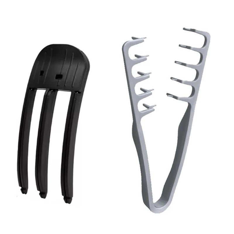 

BEPAN 2/3pcs Fluffy Texture Styling Comb Volumizing Wide-Tooth Hair Styling Comb Tools Natural Curling Perm Tool Fluffy Bangs Clips