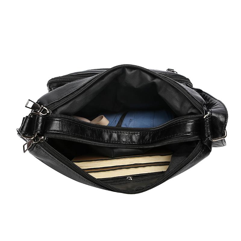 Umhängetasche mit mehreren Taschen und Nähten für Damen, mehrere Lagen