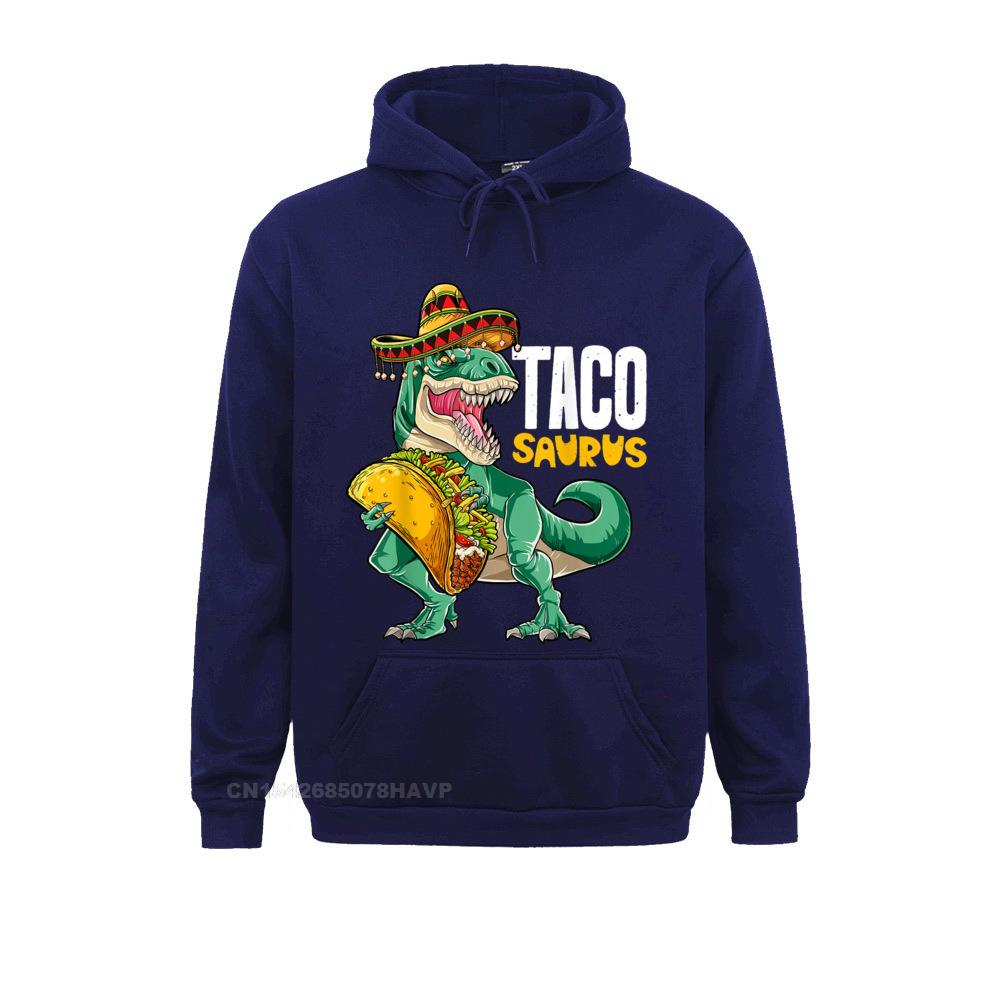 Tacosaurus Taco Cinco De Mayo Kids Boys Dinosaur T Rex Cute Fitness Tight Sweatshirts Long Sleeve Hoodies For Unisex Hoods Autumn
