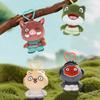 Langlang Mountain Monster Mini Plush Keychains – Cute Pig Demon & Gorilla Beast Cartoon Dolls for Car Keys, Bags and Gifts