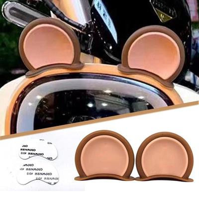 Universella Motorcykelhjälm Dekorations Tillbehör 2st Kattöron Djävulshorn Utomhus Sportdekor Motorcykelhjälm Tillbehör