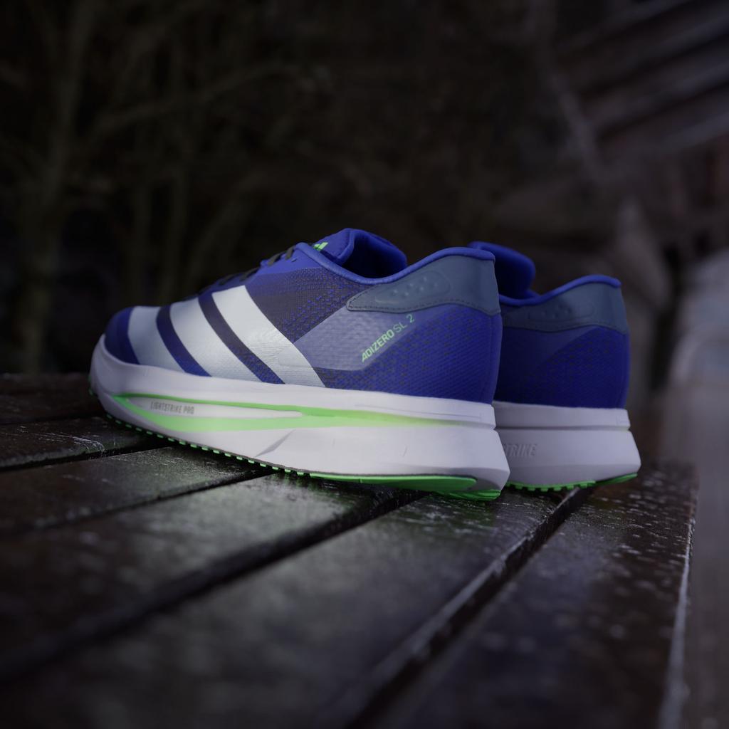 adidas Adizero SL2 Lucid Blue Cloud White Lime Burst