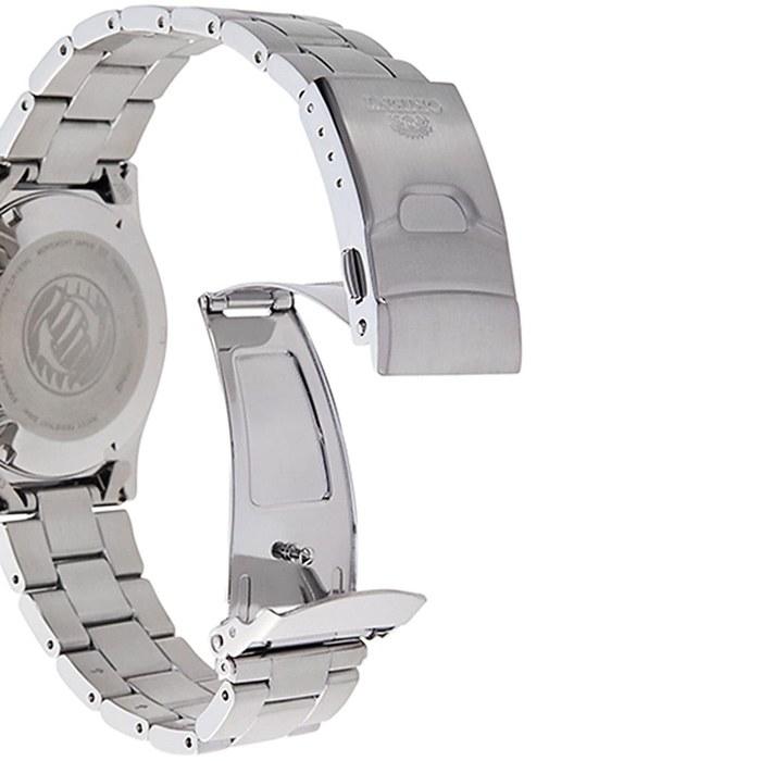 Orient Men's Kamasu Stainless Steel Automatic Diving Watch with Sapphire Crystal, Blue - Metal Bracelet, 41.8 mm.