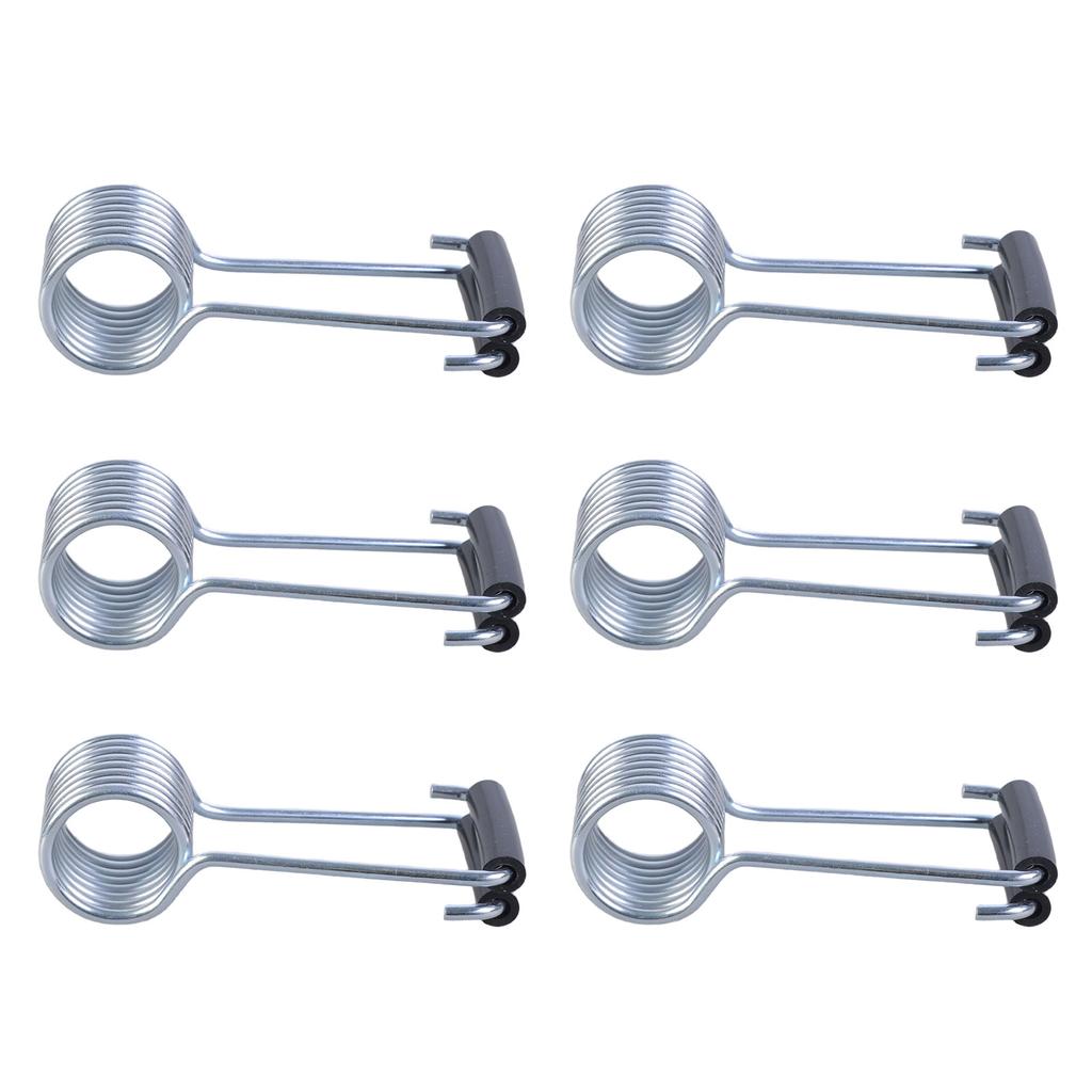 6Pcs Heavy Duty Torsion Spring Butterfly Spring Door Closer Hinge Pin Self Closing Door Closer To Keep Door Open