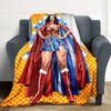 1pc Wonder Woman Flannel Throw Blanket Soft, Warm & Cozy for Couch, Bed, Office, and Travel Versatile All Season Gift, Christmas Present