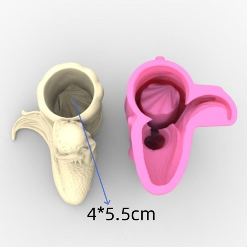 Versatile Silicone Mould for Merman Flower Pots Easy Demoulding Cement Planter Accessory for Enthusiasts Household