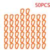 15-50PCS D-shape Belt Hanger Buckles Reusable Snap Type Safety Lock Buckles Lightweight High Strength Hardware Tools for Camping