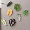 Tropical Plant Refrigerator Magnets 3D Plants Magnet, Acrylic Green Decorative Fridge Home Decor Memo Notes Photo Holder for Kitchen Office