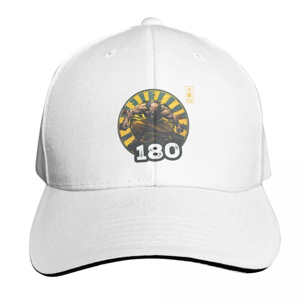 Darts Onehundredandeighty Yellow Game Champ Baseball Cap Unisex Women Casual Summer Sport Sun Cap