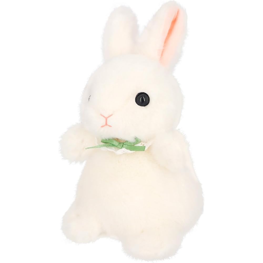 

Sanei Boeki Chimoshirabitts Plush Toy White 9x9x16cm Soft Stuffed Animal