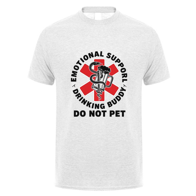 Emotional Support Drinking Buddy Beer Graphic Tshirt Funny Gift Casual Cotton Tee Dy316