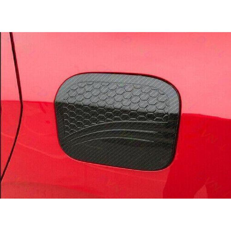Gas Tank Cap Cover Fuel Filler Cover For Honda Civic 2016- ABS Carbon Fiber