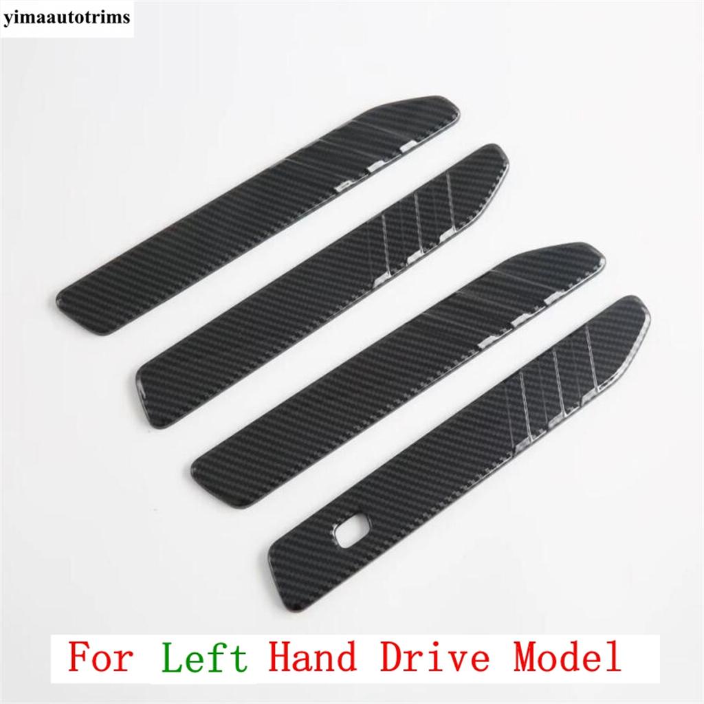 RHD LHD Outer Door Handle Decoration Cover Trim Carbon Fiber Accessories Exterior For Chery Tiggo Jaecoo7 TJ-1  2024 2025
