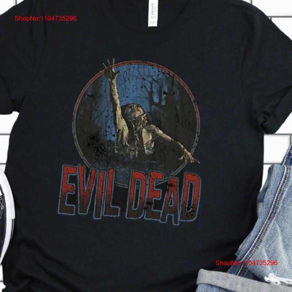 THE EVIL DEAD T Shirt Vintage Aesthetic S Horror Di Vintage Washed Fashion Top For Everyday Wear Designer Clothes Unisex