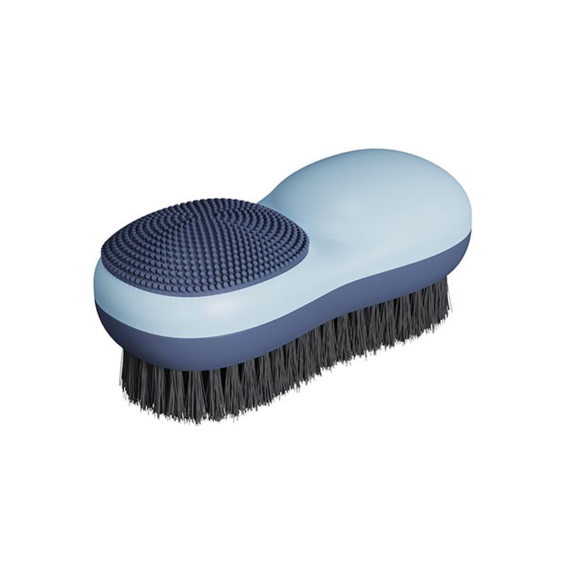Creative Color Contrast Washing Brush Double-Sided Bristles Multi-Functional Soft Rubber Underwear Cleaning Brush