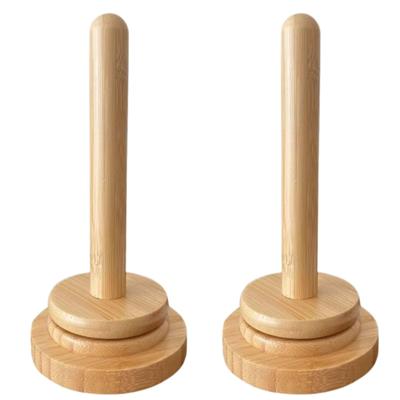 HOTQ Rotating Yarn Hanging Yarn Knitting Yarn Ball Cone Knitting Set of 2 Holder, Wooden, Holder, Tool, Holder, Portable, Winder, Tool,