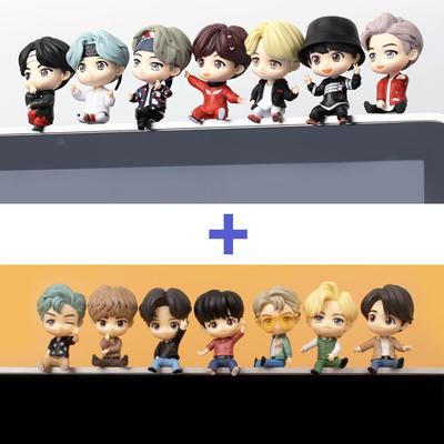 BTS (Bangtan Boys) Monitor Figure SET "MIC Drop +  Dynamite", TinyTan, Official, Original, Authentic, Army, Idol Figure, KPOP