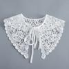 Sweet Shirt Detachable Collar Shawl for Women White Big Lapel Shoulder Wraps Small Cape Fake Collar False Collar Girls Fuax Cols