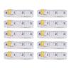 10Pcs 120-inch Body Measuring Tape White Tailor Tape Soft Measuring Tape  For Body Measurement