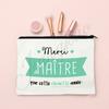 Thank Super Teacher Print Makeup Bag Travel Toiletries Storage Pouch School Pencil Bags Gift for Atsem Avs Aesh Maitress Maitre