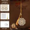 Luminous Wooden Mooncake Lantern Handmade Glow Festival Decor Pendant  Chinese New Year