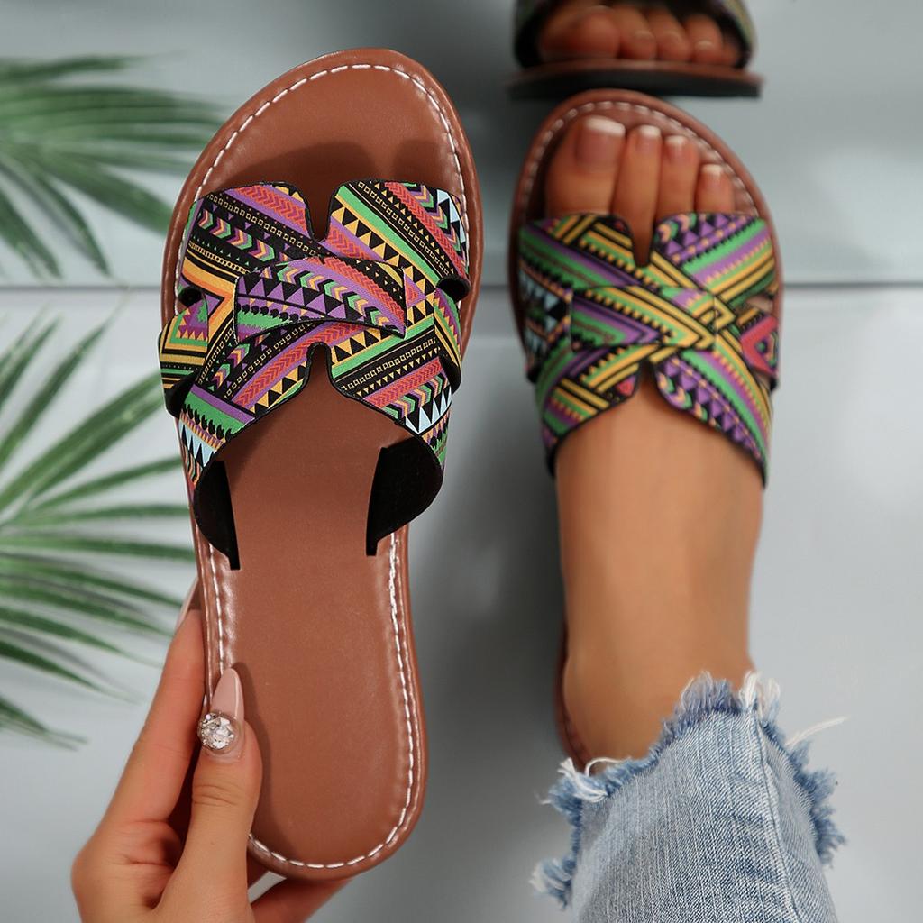 Fashion 2025 New Women Slippers Platform Outdoor Beach Cork Slippers Sequin Platform Shoes Women Fashion Summer Sandals Slides Women
