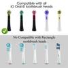 4/6/8Pcs Colors Toothbrush Dustproof Covers Caps Compatible with Braun Oral B & iO Series Electric Toothbrush Head Protector