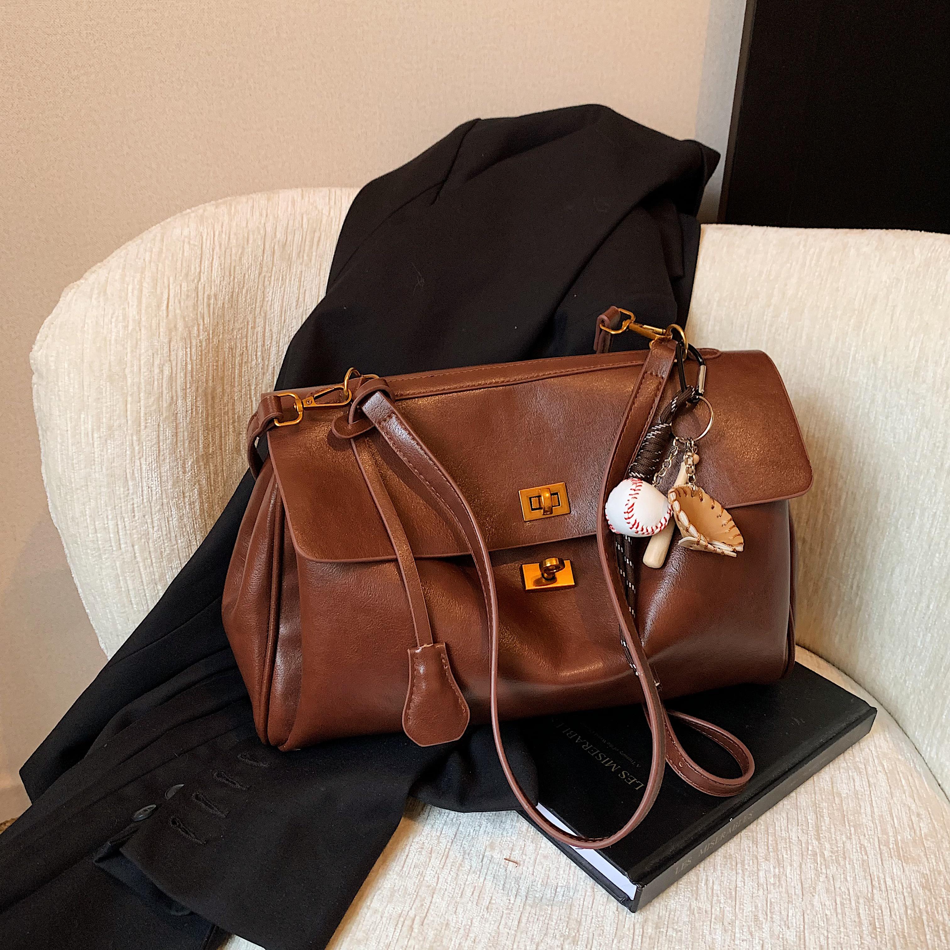 

Поездки на работу подмышкой сумка женская осень и зима высококачественная сумка большой вместимости на одно плечо