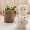 Large Capacity Children Room Storage Basket Soft Dirty Clothes Basket  Living Room