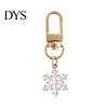 Cartoon Bag Charm Christmas Keychain, Enamel Santa Snowman Elk Snowflake Charm, Decorative Key Ring Xmas Theme Pendant for Backpacks Handbags Purses,