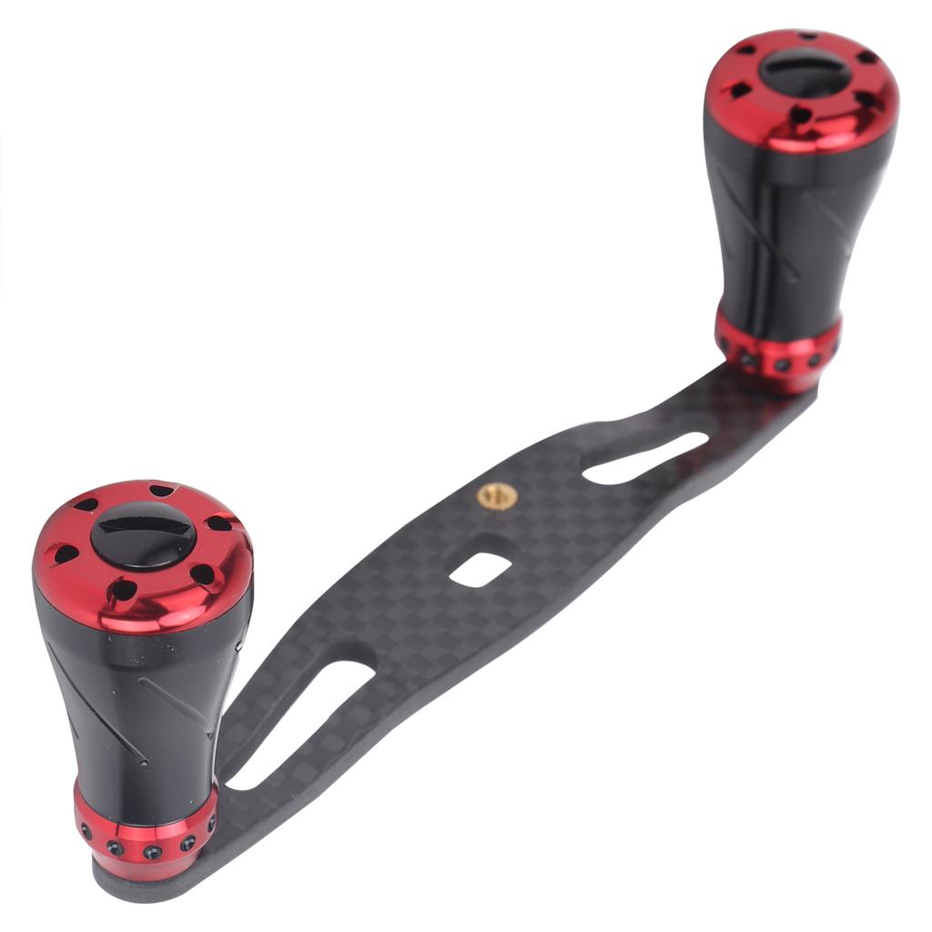 95MM Spinnrolle Schwinghebelgriff Links Rechts Angelrad Knauf ErsatzSchwarz Rot