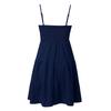 2026 European & American Summer Women's One-Shoulder Thin Strap Solid Color Versatile Dress