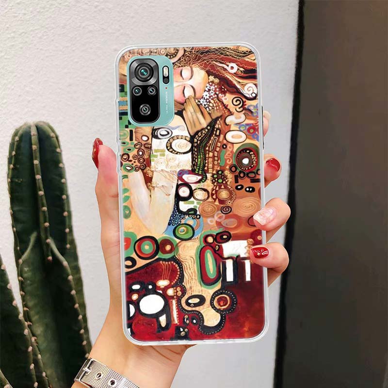 Kiss by Gustav Klimt Desig For Xiaomi Redmi Note 14 13 12 11 Pro Plus Phone Case 14S 12S 11S 11E 11T 10S 10 9S Fundas Cover Coqu